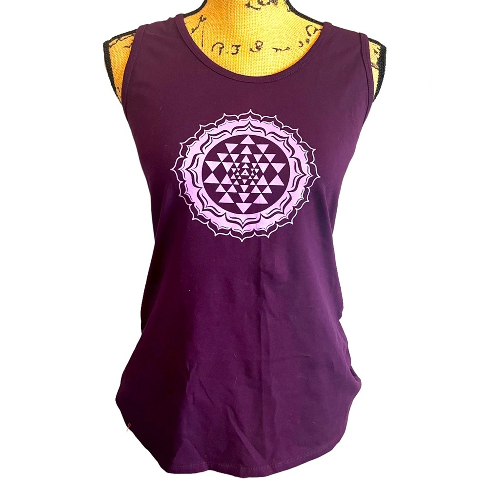 The Pyramid Collection Graphic Purple T-Shirt